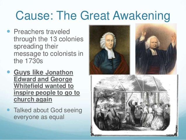 the great awakening timeline what caused the great awakening